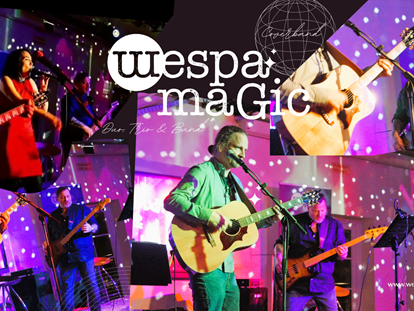 Hochzeitsmusik - Kosten für Agape/Sektempfang (1 Stunde): bis 300 Euro - Freilassing (Berchtesgadener Land) - Wir sind eine 4-köpfige Band aus Salzburg und heißen "Wespa Magic". - WESPA MAGIC