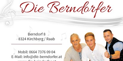 Hochzeitsmusik - Liederwunsch aus Mappe - Kirchberg an der Raab - Die Berndorfer