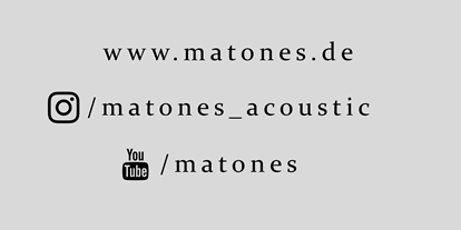 Hochzeitsmusik - Musikrichtungen: Pop - Heßheim - maTones Kontaktdaten - maTones