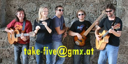 Hochzeitsmusik - Musikrichtungen: R n' B - Mondsee - TAKE FIVE