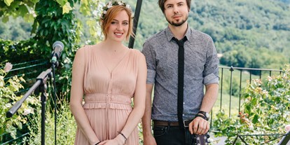 Hochzeitsmusik - Outdoor-Auftritt - Leibnitz (Leibnitz) - Hi! Das sind wir auf einer Hochzeit in Italien :)  - Duo Nachtigall