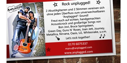 Hochzeitsmusik - Bayern - ANPLAGGED  - Acoustic Rock