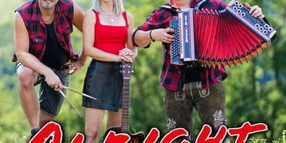Hochzeitsmusik - Steiermark - Coverbild Auf´m Land Alright die Band - Alright die Band aus der Südsteiermark