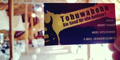 Hochzeitsmusik - Band-Typ: Cover-Band - Buchloe - Tohuwabohu Band