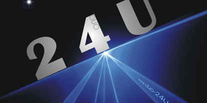 Hochzeitsmusik - Besetzung (mögl. Instrumente): Schlagzeug - Allershausen - Unser Logo von 24U - Two For You
zu sehen unter www.duo-24u.de - 24U - Two For You