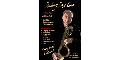 Hochzeitsmusik - geeignet für: Sektempfang - Wernberg - SwingSax One